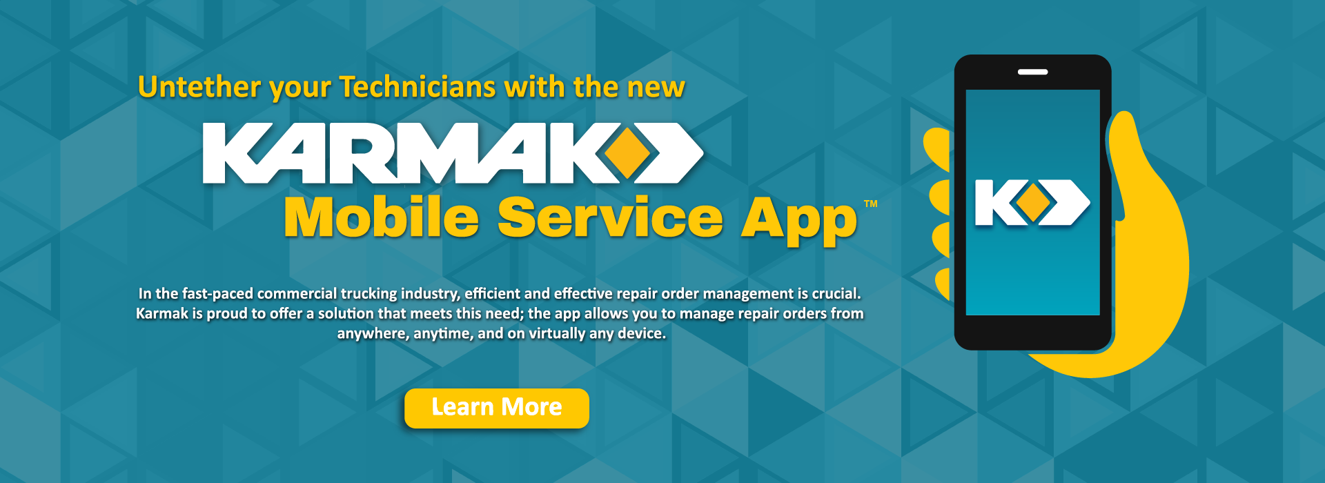 Karmak Mobile Service Banner